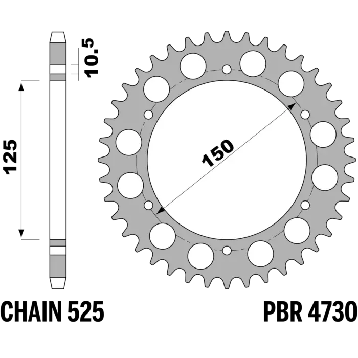 PBR PLATEAU 4730-44 C45