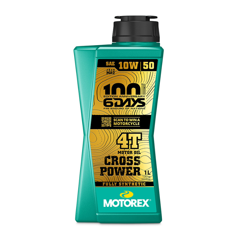 MOTOREX CROSS POWER 4T 10W/50 SIX DAYS 1L
