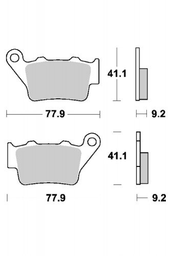 BRAKING PLAQUETTES DE FREINS 023