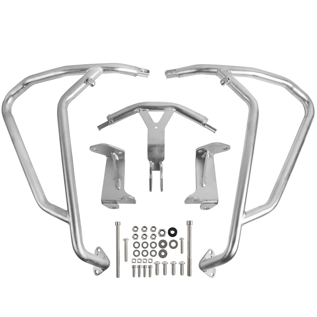 CRASHBARS SILVER HONDA AFRICA TWIN CRF1000L 16-19