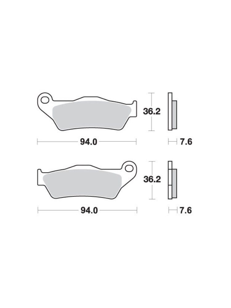 PROBRAKE PLAQUETTES DE FREINS 031