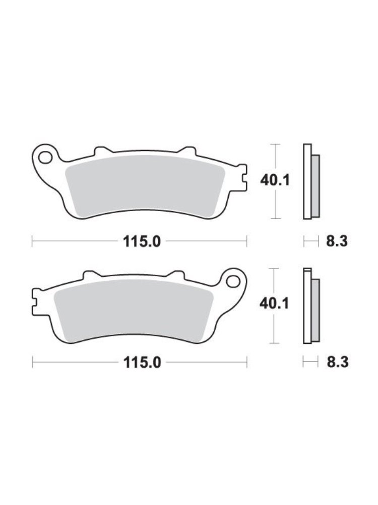 PROBRAKE PLAQUETTES DE FREINS 178