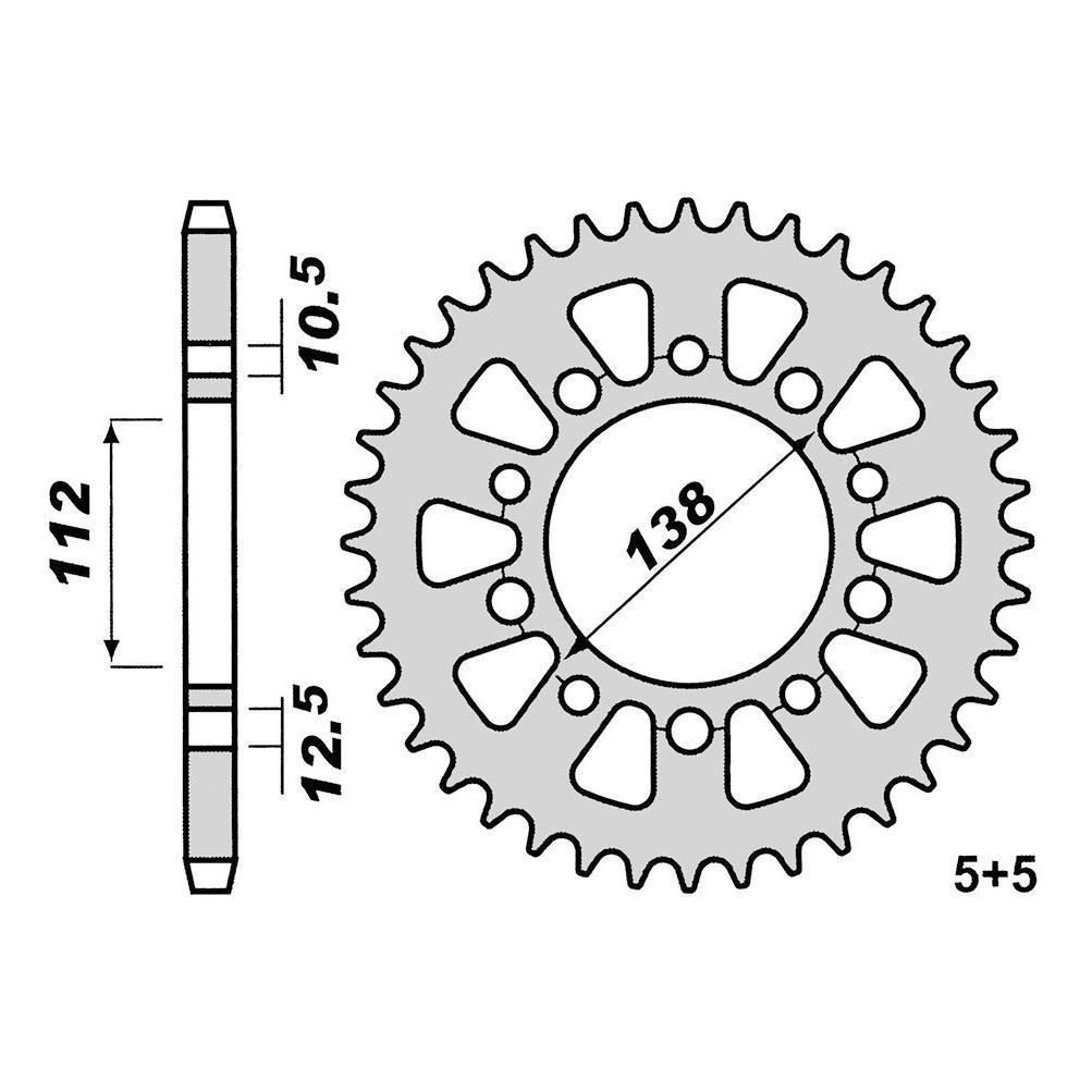 PBR PLATEAU 4384-38 C45