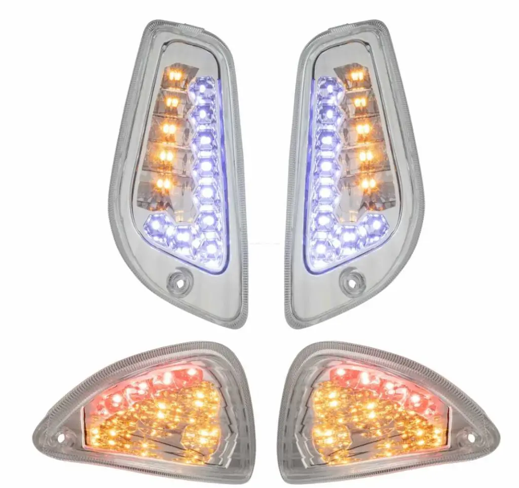 GOLD MATCH CLIGNOTANTS COMPLETS VESPA LX50