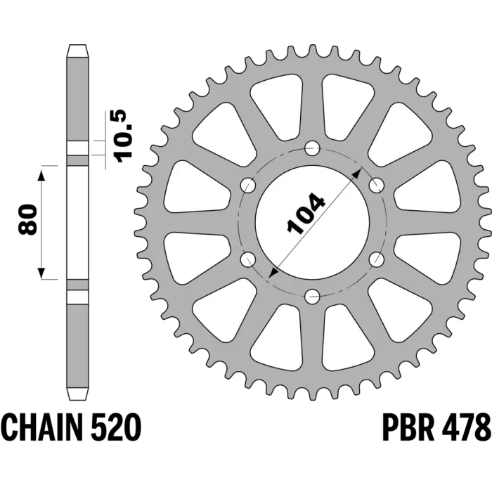 PBR PLATEAU 478-43 C45