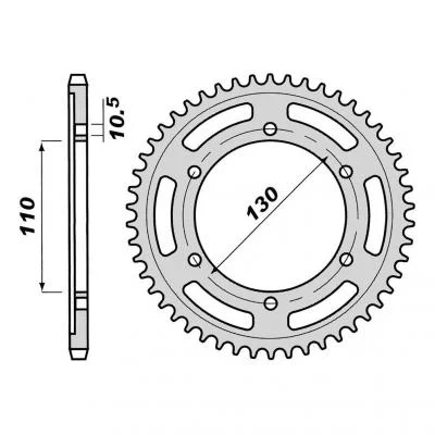 PBR PLATEAU 4385-43 C45