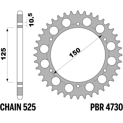 PBR PLATEAU 4730-44 C45