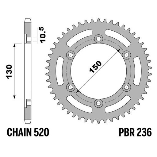 PBR PLATEAU 236-46 C45