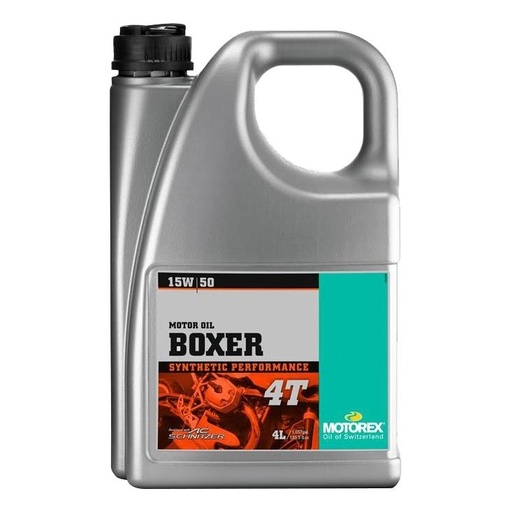 [ITM0583] MOTOREX BOXER 4T  15W/50 JASO MA 2 4L 