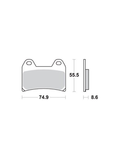 BRAKING PLAQUETTES DE FREINS 141
