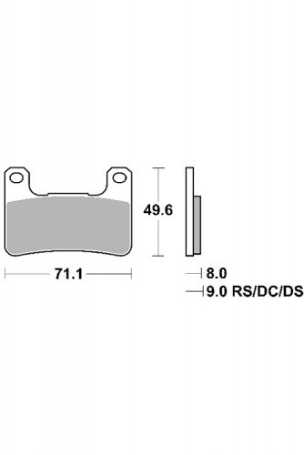 [ITM0015] BRAKING PLAQUETTES DE FREINS 213