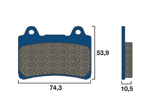 [ITM0040] BREMBO PLAQUETTES DE FREINS 07YA1711