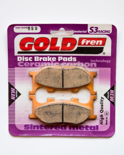 [ITM0255] GOLDFREN PLAQUETTES DE FREINS 099S3