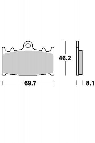 [ITM0716] PROBRAKE PLAQUETTES DE FREINS 032