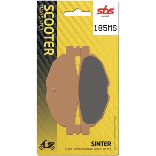 [ITM0807] SBS PLAQUETTES DE FREINS 185MS