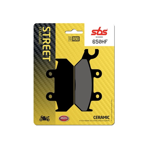 [ITM0828] SBS PLAQUETTES DE FREINS 650HF