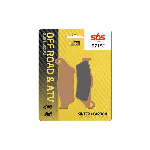 [ITM0832] SBS PLAQUETTES DE FREINS 671LS