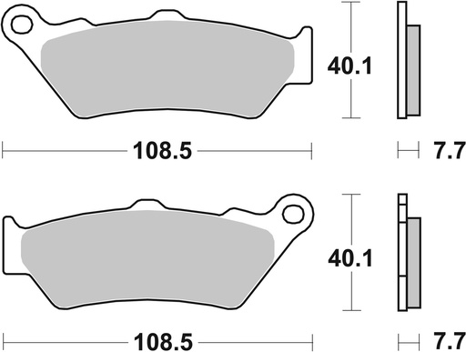 [ITM0834] SBS PLAQUETTES DE FREINS 674HM