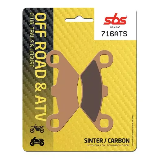 SBS PLAQUETTES DE FREINS 716ATS /4158