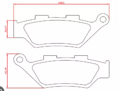 BRENTA PLAQUETTES DE FREINS 3224 