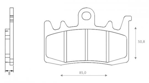 BRENTA PLAQUETTES DE FREINS 3145 